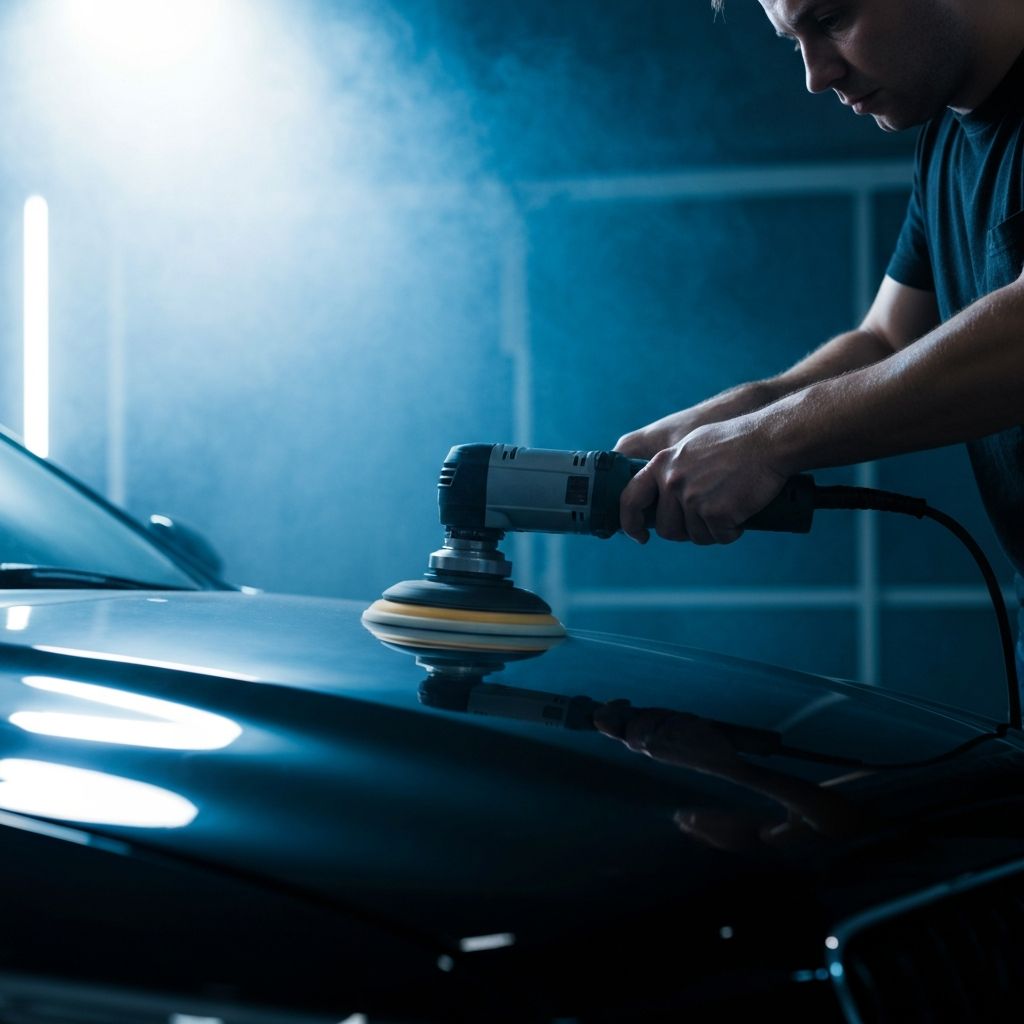 Professional polishing and ceramic coating application